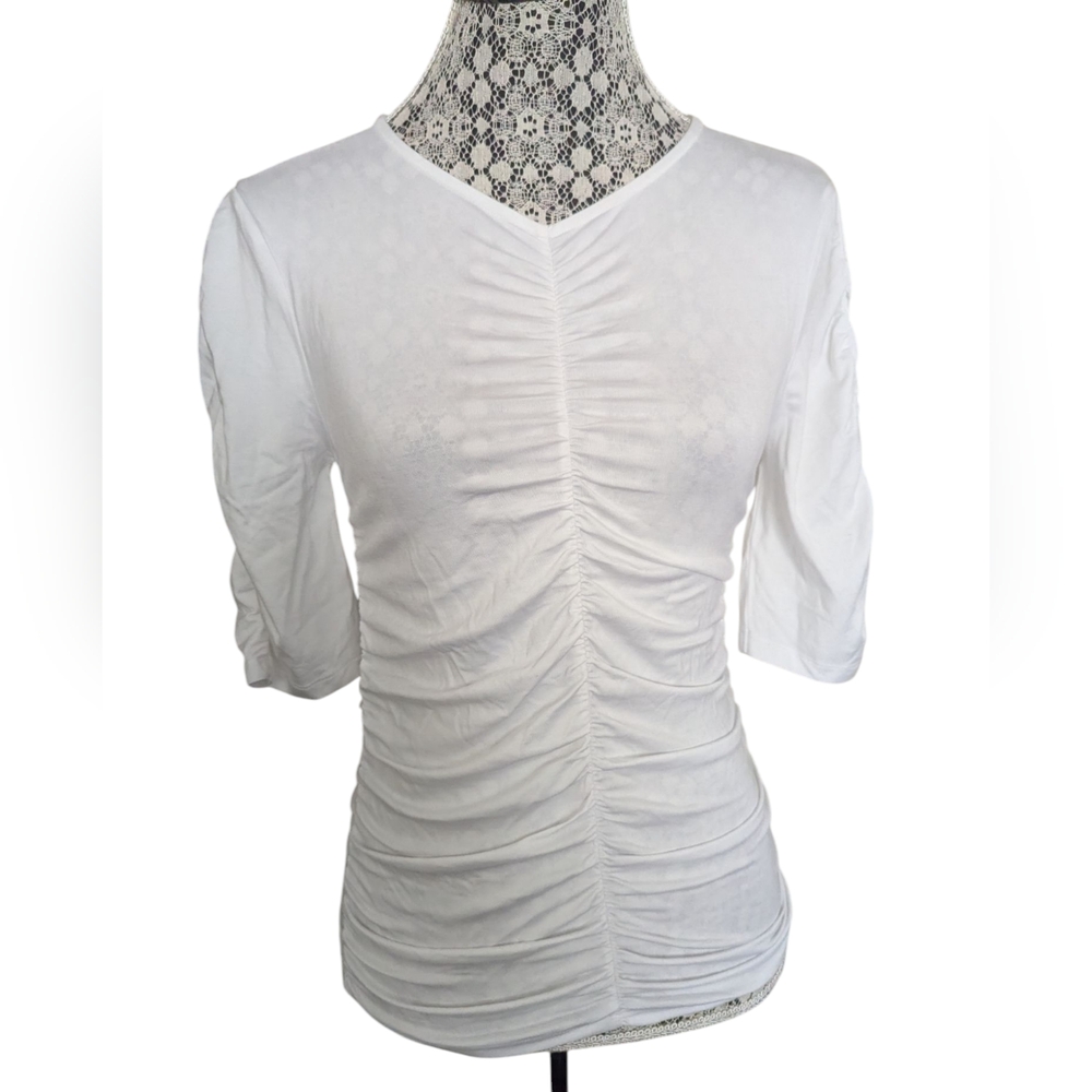 Ted Baker White Ruched Women's Top